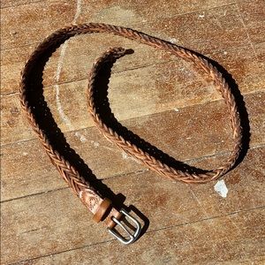 J. Crew Leather woven belt